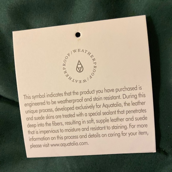 NEW forever elegant black and white Aquatalia designer handbag. - Picture 8 of 10